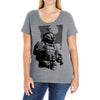 astronaut Ladies Curvy T-Shirt