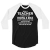 being a teacher is easy 3/4 Sleeve Shirt