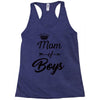 mom of boys Racerback Tank
