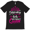 Celebrating With the 6th Birthday Queen T-Shirt