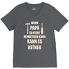 wenn papa wer dann V-Neck Tee