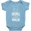 The More People I Meet The More I Love My Papillon Gifts Baby Onesie