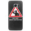 body under construction road sign Samsung Galaxy S7 Edge