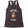 good times tan lines Racerback Tank