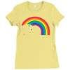 rainbow Ladies Fitted T-Shirt