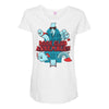 by the power of literature Maternity Scoop Neck T-shirt