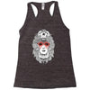 girl and skull Racerback Tank