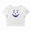 wall bust thirst quench Crop Top