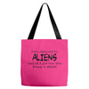 funny t shirt i was abducted by aliens &amp; all i got was this lousy t sh Tote Bags