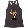 11th doctor mario Racerback Tank