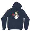 smiling snowman holding out christmas Unisex Hoodie