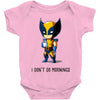 i don't do mornings Baby Bodysuit
