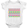 pattern overload Baby Onesie