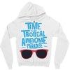 time to go tropical awesome paradise Zipper Hoodie