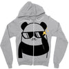 panda bear Zipper Hoodie