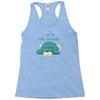 i hate the morning Racerback Tank