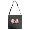piggybacks and chicken fights Adjustable Strap Totes