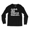 a litle life book white logo Long Sleeve Shirts