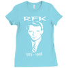 robert kennedy homage Ladies Fitted T-Shirt