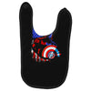 i'm the captain in the war Baby Bibs