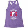 pennywise clown college Racerback Tank