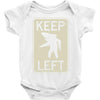 keep left shark Baby Onesie