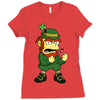 happy saint patrick day simpson 2 Ladies Fitted T-Shirt