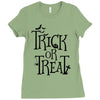 trick or treat halloween Ladies Fitted T-Shirt