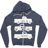 pickup truck Zipper Hoodie