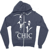 chic organization Zipper Hoodie
