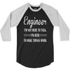 i'm not here to talk 3/4 Sleeve Shirt
