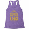 queens are born in 1963 Racerback Tank