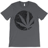 cannabis fingerprinting (black) T-Shirt