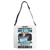 Never Underestimate A Man Who Watches Lost in Space And Was Born in De Adjustable Strap Totes