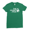husky face Ladies Fitted T-Shirt