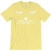 whiskers cat dog cute puppy animal baseball jersey T-Shirt
