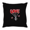 love balon Throw Pillow