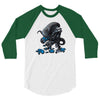 alien eats alien 3/4 Sleeve Shirt