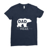 dad bear Ladies Fitted T-Shirt