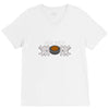 hockey mom rhinestone V-Neck Tee