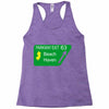 gps logo free exit 63 beach haven Racerback Tank