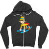 repurposed Zipper Hoodie