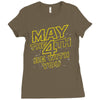 may the 4th be with you Ladies Fitted T-Shirt