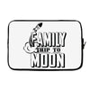Family Trip To Moon Laptop sleeve
