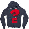 anime funny Zipper Hoodie