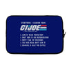 life lessons from g.i Laptop sleeve