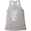 beer doesn't ask silly questions Racerback Tank