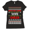 Santa Only Comes Once A Year Wife Is Always Here Ladies Fitted T-Shirt