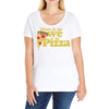 there is no we in pizza Ladies Curvy T-Shirt