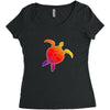 Sea Turtle Women's Triblend Scoop T-shirt